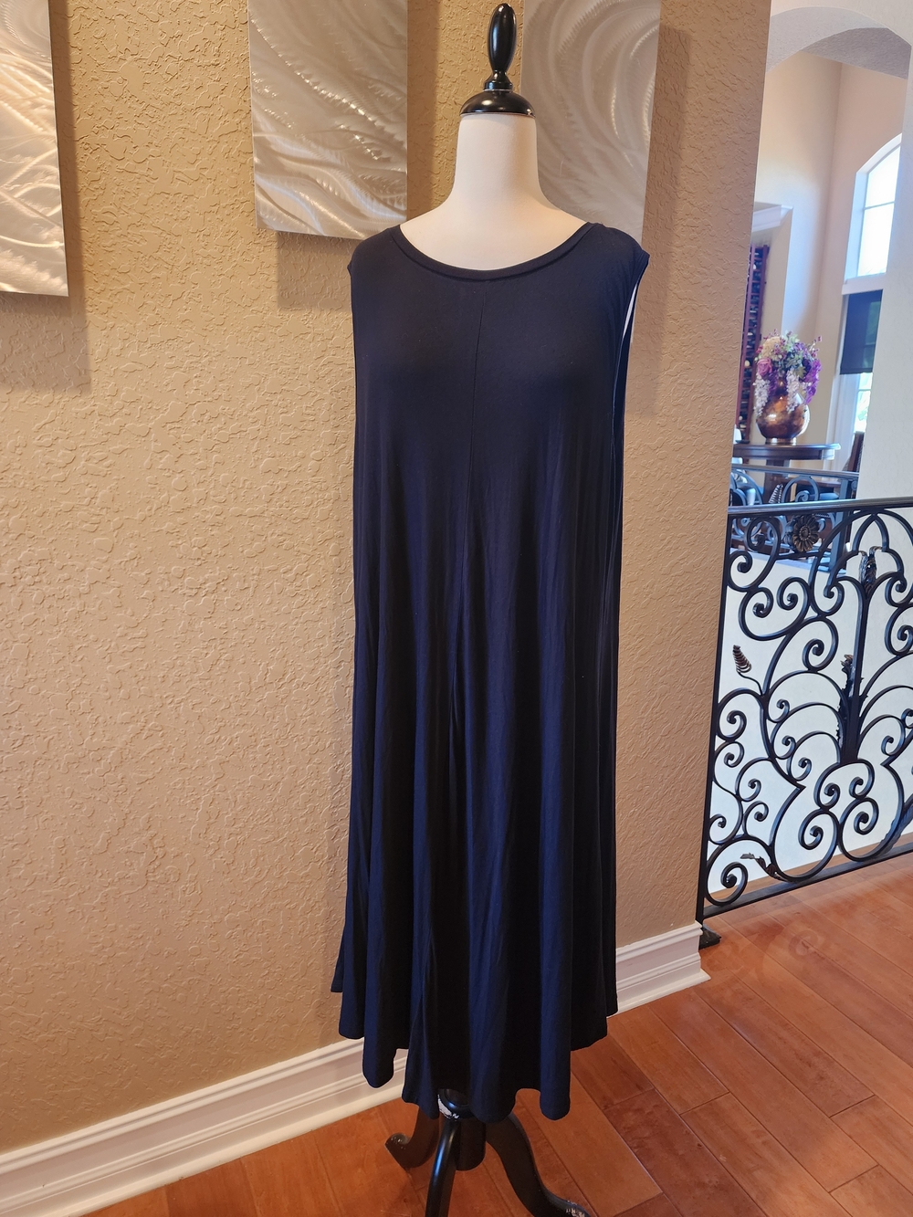 Philosophy Navy Sleeveless Maxi Dress